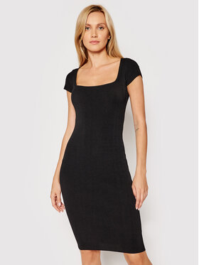 Guess Guess Úpletové šaty Charlotte W1YK85 Z2U00 Čierna Slim Fit