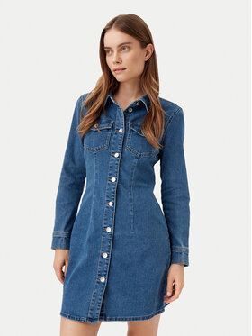 ONLY ONLY Джинсова сукня Believe 15326613 Голубий Slim Fit