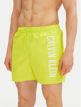 Calvin Klein Swimwear Calvin Klein Swimwear Pantaloncini da bagno KM0KM01092 Giallo Regular Fit