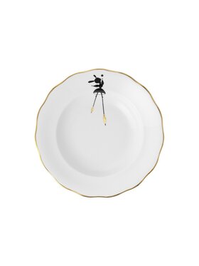 Ćmielów Ćmielów Talerz Alaska Circus Czarny