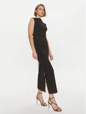 Calvin Klein Calvin Klein Letní šaty Crinkled K20K206545 Černá Regular Fit
