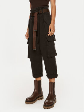 PINKO Pinko Pantaloni cargo Ronfare 101840 A21C Negru Regular Fit