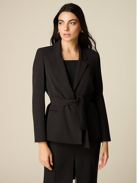 Oltre Oltre Giacca da abito Q813R004611N033 Nero Regular Fit