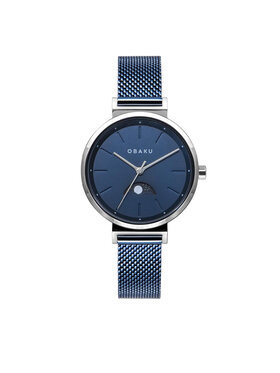 Obaku Obaku Ročna ura V243LMCLML Mornarsko modra