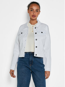 Noisy May Noisy May Jeansjacke Debra 27001734 Weiß Regular Fit