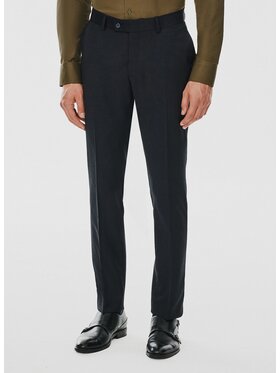 Pako Lorente Pako Lorente Spodnie garniturowe P24WF-6G-016 Granatowy Super Slim Fit