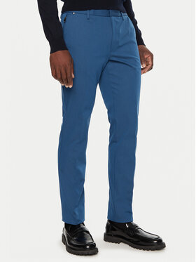 BOSS Boss Kalhoty z materiálu Kaito1_T 50487754 Modrá Slim Fit