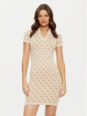 Guess Guess Rochie tricotată V5RK02 Z3LF0 Bej