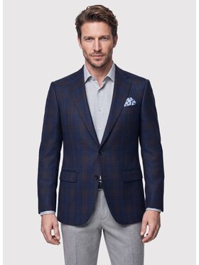 Pako Lorente Pako Lorente Marynarka P26WP-3X-007 Granatowy Slim Fit