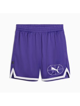 Puma Puma Szorty sportowe 633076 Fioletowy Regular Fit