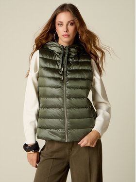 Oltre Oltre Kurtka puchowa F804R001531N035 Zielony Regular Fit