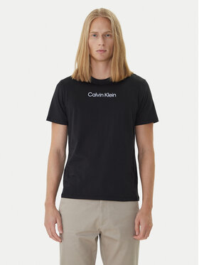 Calvin Klein Calvin Klein Tričko Logo 30s LV04LD230G Čierna Relaxed Fit