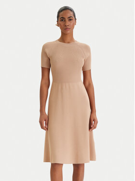 Armani Exchange Armani Exchange Strickkleid XW001885 AF10352 Beige Regular Fit