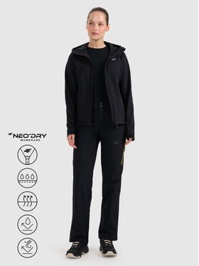 4F 4F Kurtka softshell 4FRAW25TSOFF505-20S Czarny Regular Fit