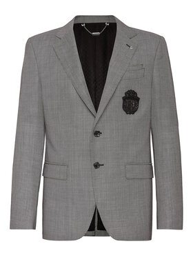Billionaire Billionaire Marynarka 16337 Biały Regular Fit