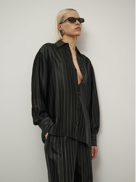 La Mania La Mania Blusa SUMMER KOSZULA 800 R.34/36 Nero Classic Fit