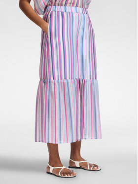 Elena Mirò Elena Mirò Pantaloni di tessuto P015Z000220N001 Blu Cropp Fit