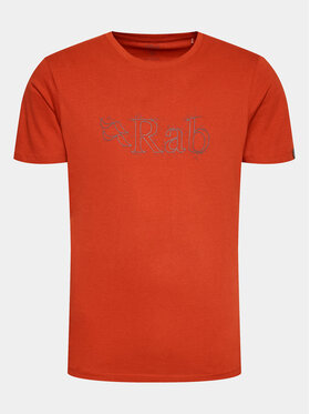 Rab Rab T-särk Stance QCB-33 Punane Regular Fit