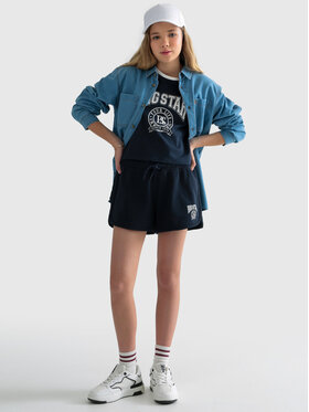 BIG STAR BIG STAR Szorty sportowe SZORTENCJA_403_110 Granatowy Basic Fit