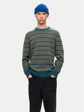Selected Homme Selected Homme Sweter 16094646 Niebieski Regular Fit