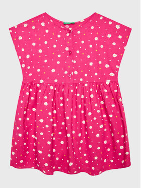 United Colors Of Benetton United Colors Of Benetton Sukienka codzienna 4EKJGV00M Różowy Regular Fit