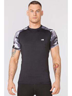 ROUGH RADICAL ROUGH RADICAL Koszulka techniczna FURIOUS ARMY Czarny Slim Fit