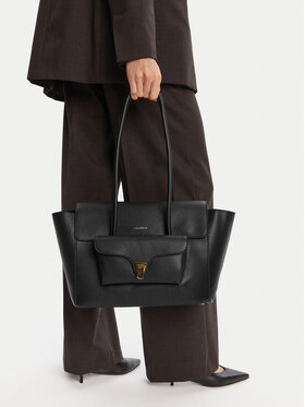 Coccinelle Coccinelle Handtasche T8A Coccinelle Double Beat E1 T8A 11 02 01 Schwarz