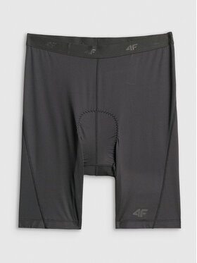 4F 4F Legginsy ALTERNATIVE PATH Czarny Slim Fit