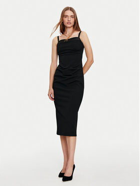 Imperial Imperial Kokteilinė suknelė AFAHIAW Juoda Slim Fit