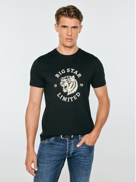 BIG STAR BIG STAR T-Shirt RENNER Czarny Basic Fit