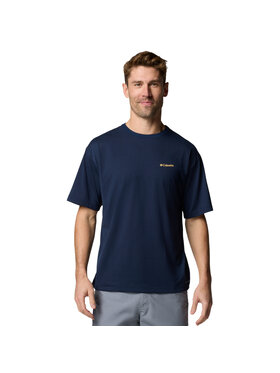 Columbia Columbia T-Shirt Columbia Cedar Trail Back Graphic Tee Granatowy Regular Fit