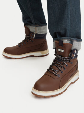 Puma Puma Outdoorová obuv Desierto v3 Puretex 393928 Tmavo hnedá