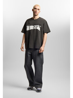 PROSTO. PROSTO. T-Shirt Splash Czarny Regular Fit