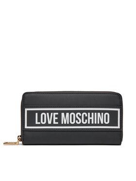 LOVE MOSCHINO LOVE MOSCHINO Голям дамски портфейл JC5719PP0HKG100A Черен