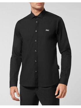 PHILIPP PLEIN PHILIPP PLEIN Koszula 237 Czarny Fitted Fit