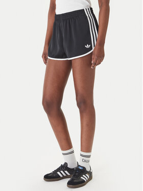adidas adidas Szorty sportowe 3-Stripes Sprinter KD7977 Czarny Regular Fit