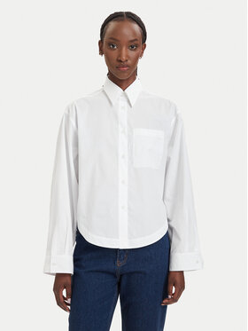 BOSS BOSS Риза C_Boskota-1 50566871 Бял Oversize