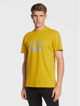 Helly Hansen Helly Hansen T-Shirt Box 53285 Żółty Regular Fit