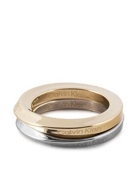 Calvin Klein Calvin Klein Set de 2 inele 35000330E Argintiu