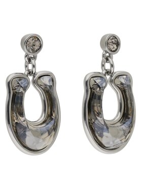 Coach Coach Kolczyki Fct Crysl Drp Ear CG137 Srebrny