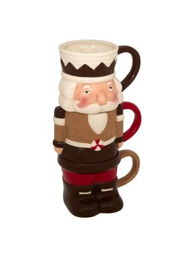 MIAhome MIAhome Kubek Komplet 3 szt. Dziadek do Orzechów 26,5 cm Kolorowy