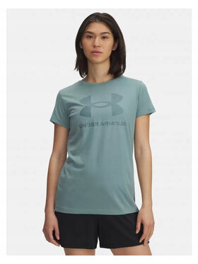 Under Armour Under Armour T-Shirt UA-1356305-323 Turkusowy Active Fit
