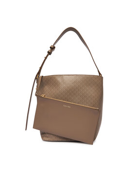 Calvin Klein Calvin Klein Käekott Emblem Aop Medium Bucket LV04F3365G Beež