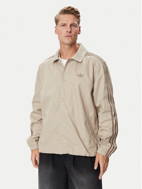 adidas adidas Prechodná bunda 3 Stripes Coaches Jacket KS9297 Béžová Regular Fit