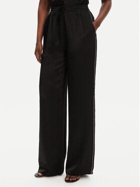 PINKO PINKO Kalhoty z materiálu 104595 A2BU Černá Regular Fit