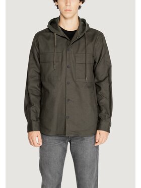 Antony Morato Antony Morato Camicia TWILL COTTON Verde To Fit