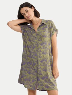 Triumph Triumph Cămașă de noapte Boyfriend 10222612 Verde Relaxed Fit