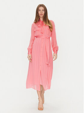 TWINSET TWINSET Φόρεμα πουκάμισο 251TP2260 Πορτοκαλί Loose Fit