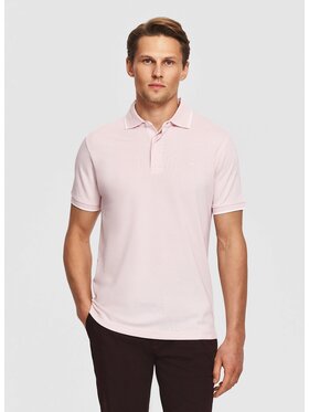 Pako Lorente Pako Lorente Polo P26SF-TX-018 Różowy Classic Fit