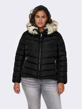 ONLY Carmakoma ONLY Carmakoma Télikabát 15305702 Fekete Regular Fit